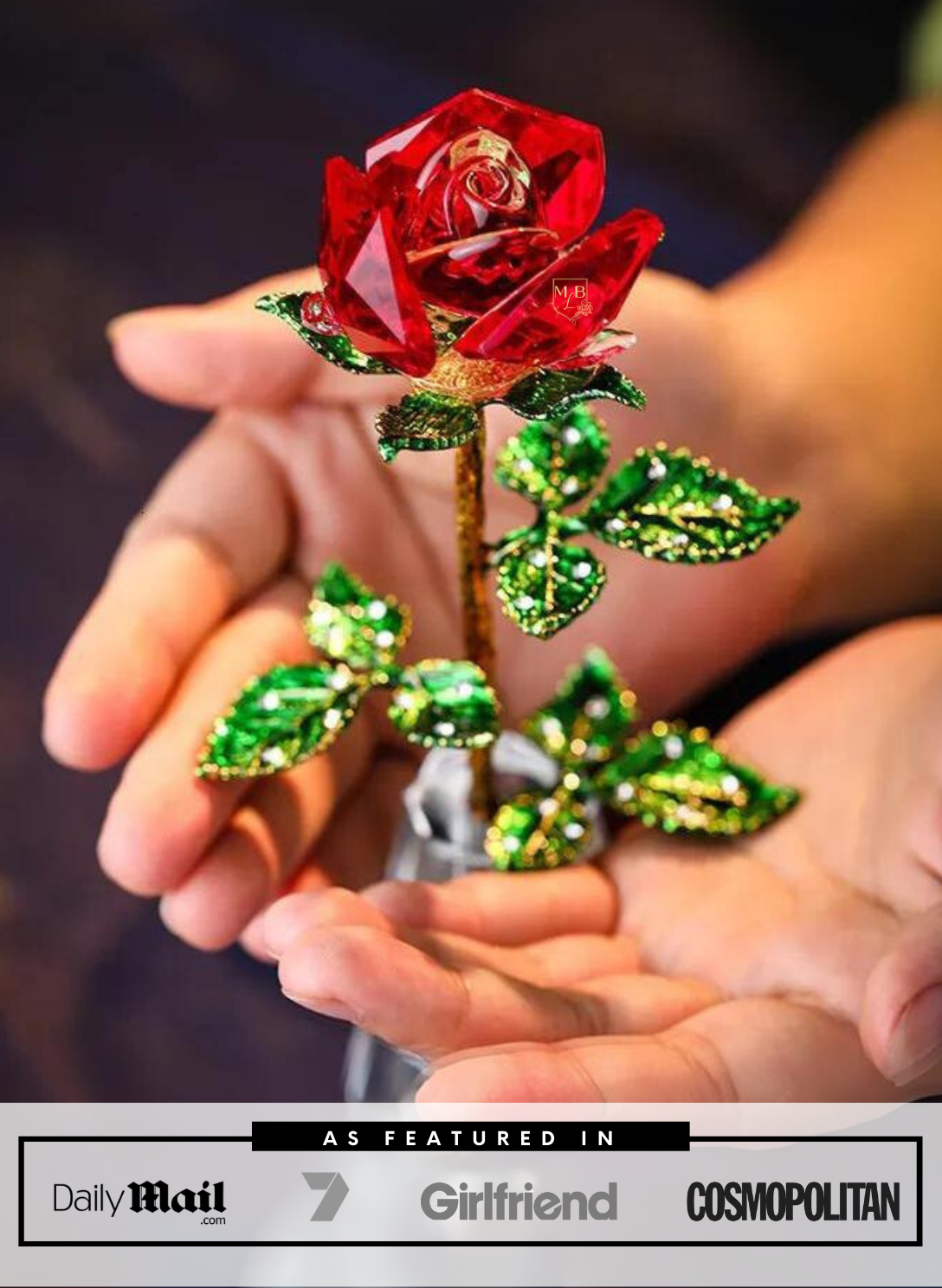 Red Crystal Rose
