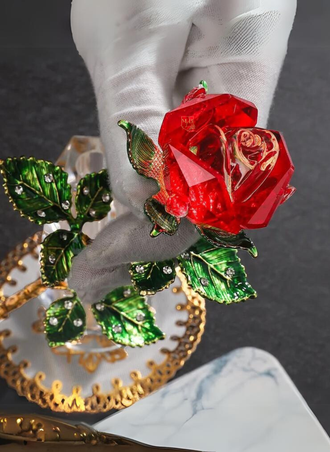 Red Crystal Rose
