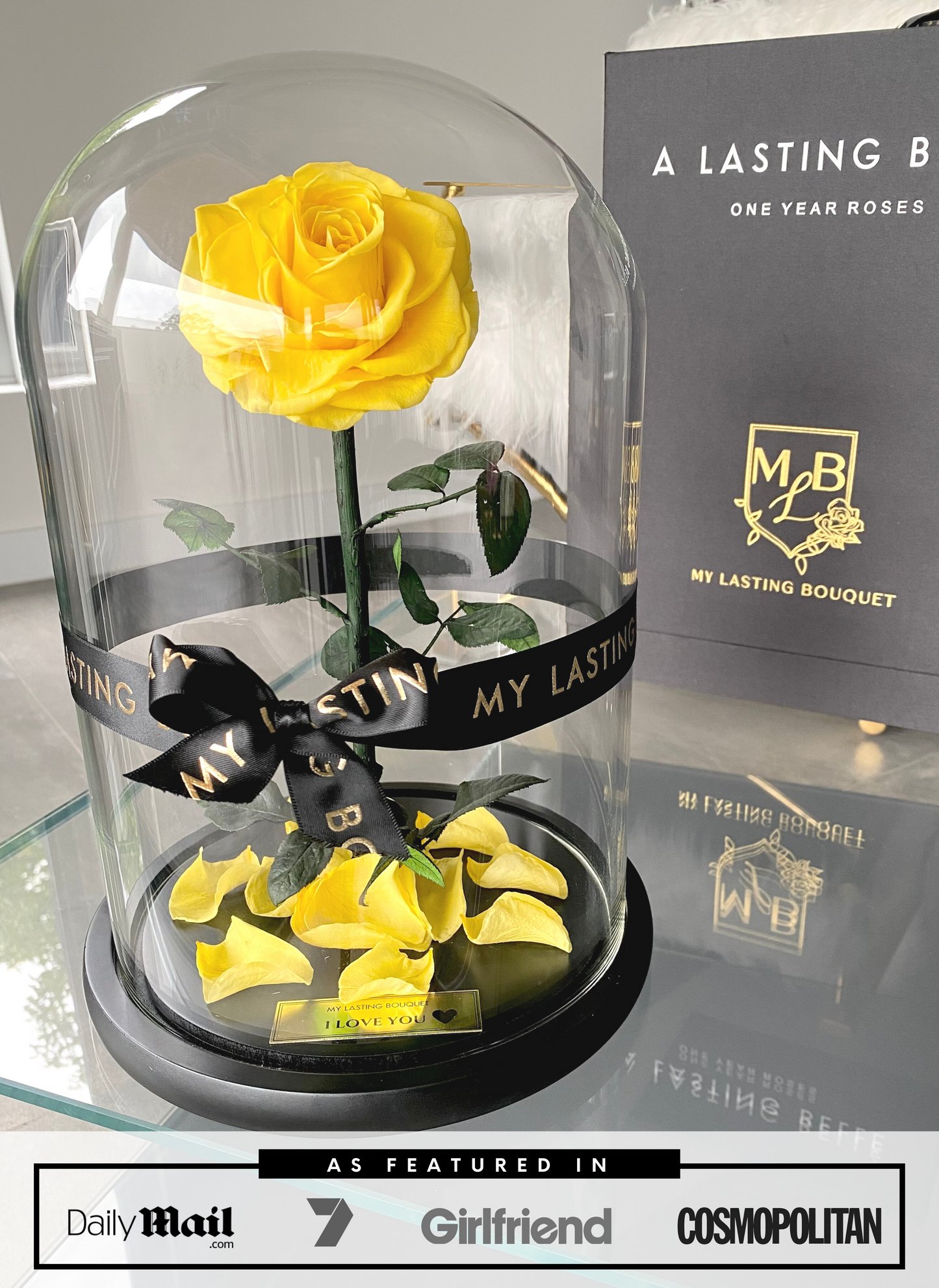 Yellow Lasting Belle - My Lasting Bouquet