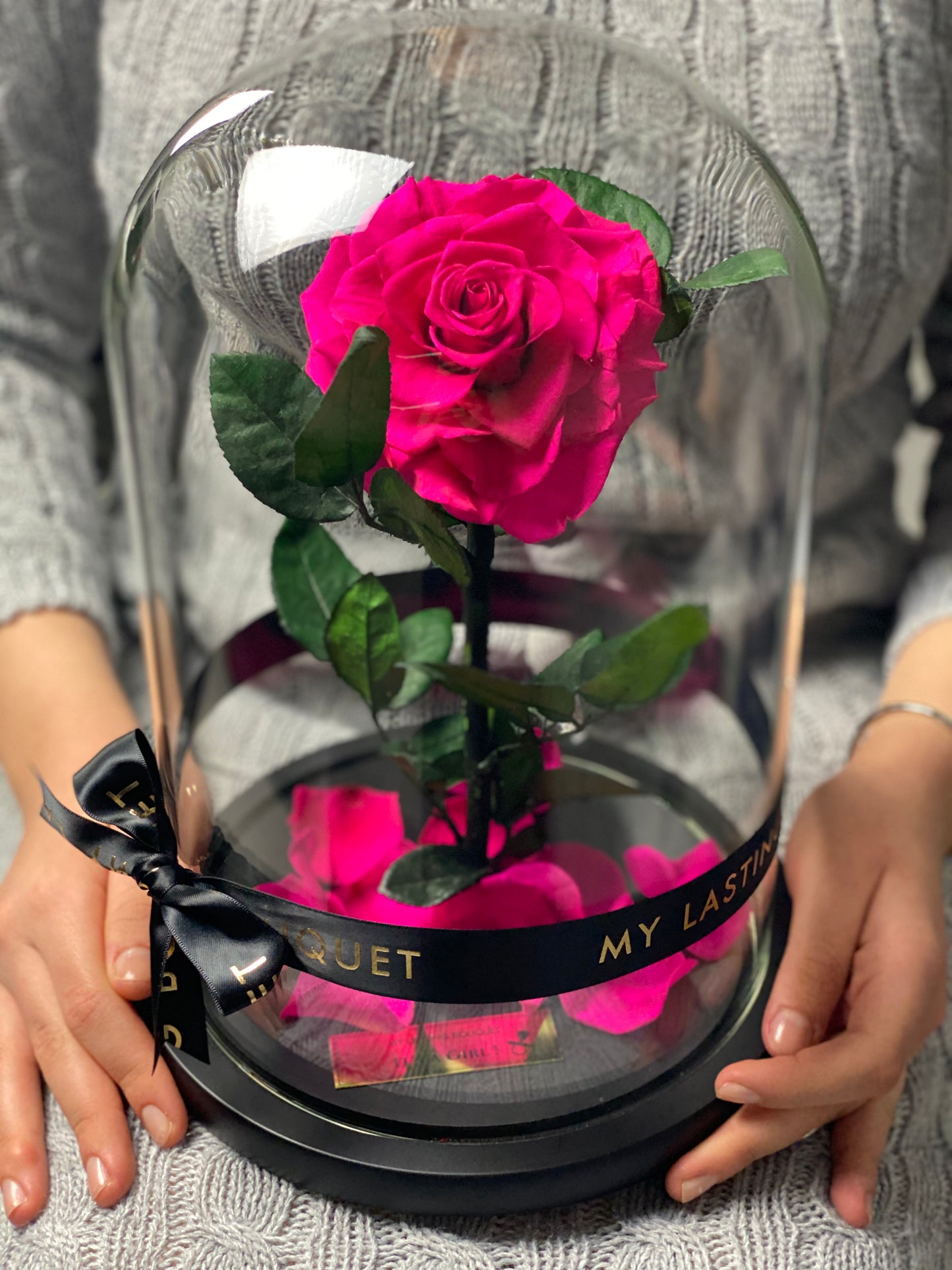 Hot Pink Lasting bouquet