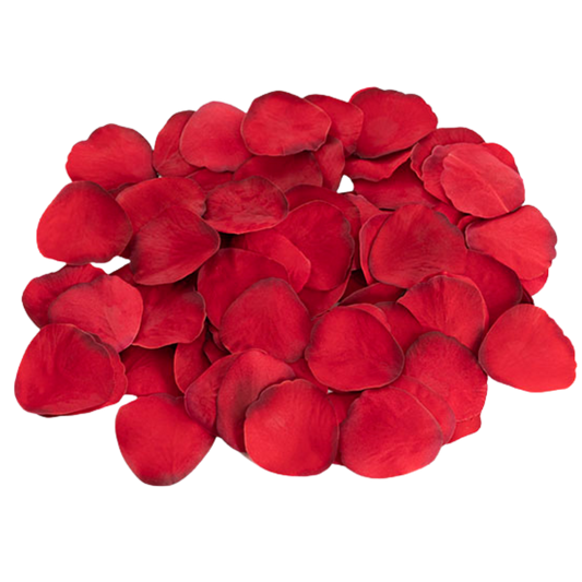 100 Silk Rose Petals