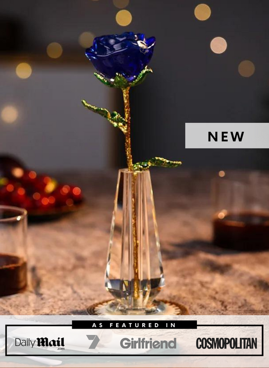 Blue Crystal Rose