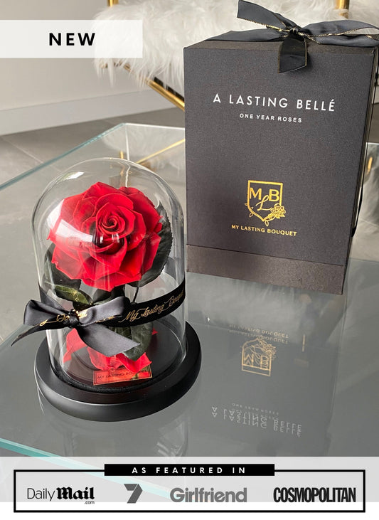 RED Mini Rose Dome - My Lasting Bouquet