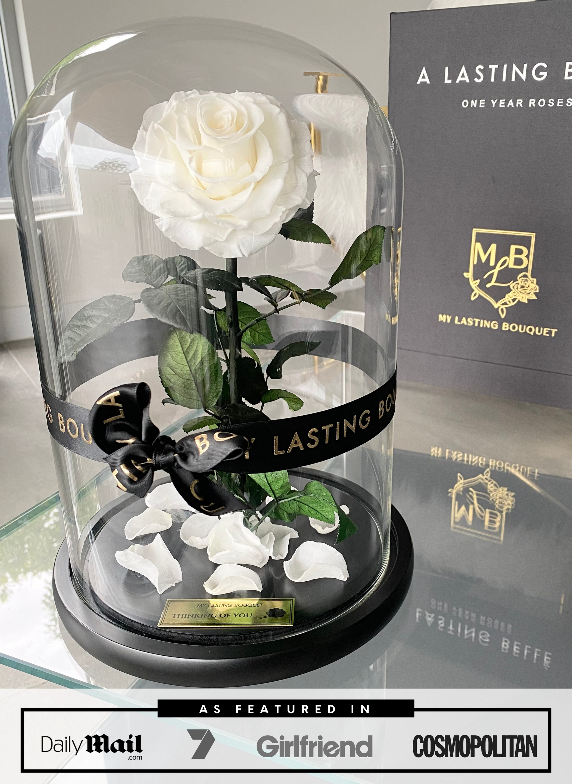 White Lasting Belle - My Lasting Bouquet